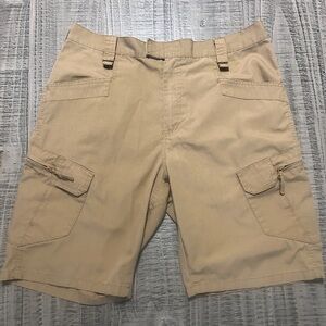 Classic Tan Tactical Cargo Shorts for Men XL